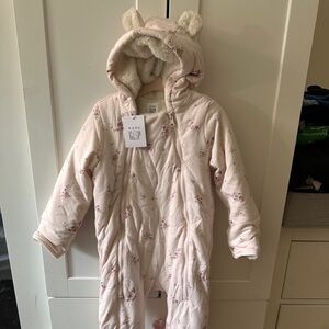 GAP Light Pink Floral baby winter sack